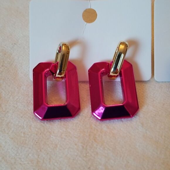 3 pair earrings bright colorful - Picture 2 of 9